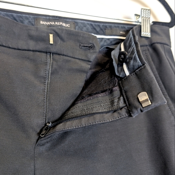 Banana Republic Black Careerwear Work Pants Size 8 - Picture 3 of 6